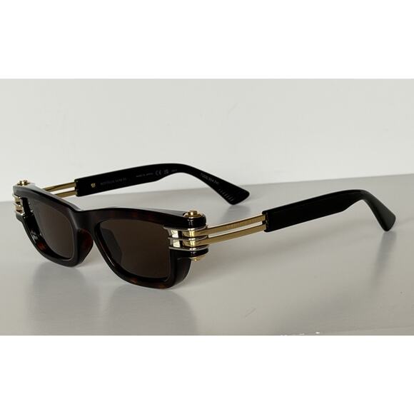 Bottega Veneta Unisex Bolt Squared Sunglasses Brown BV1308S Japan 791665 NIB main image 9